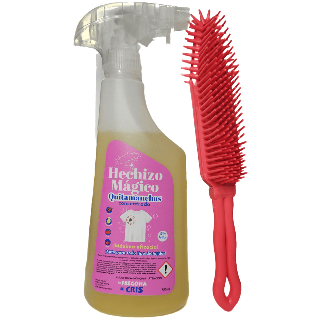 PACK Hechizo Mágico Quitamanchas + cepillo textil